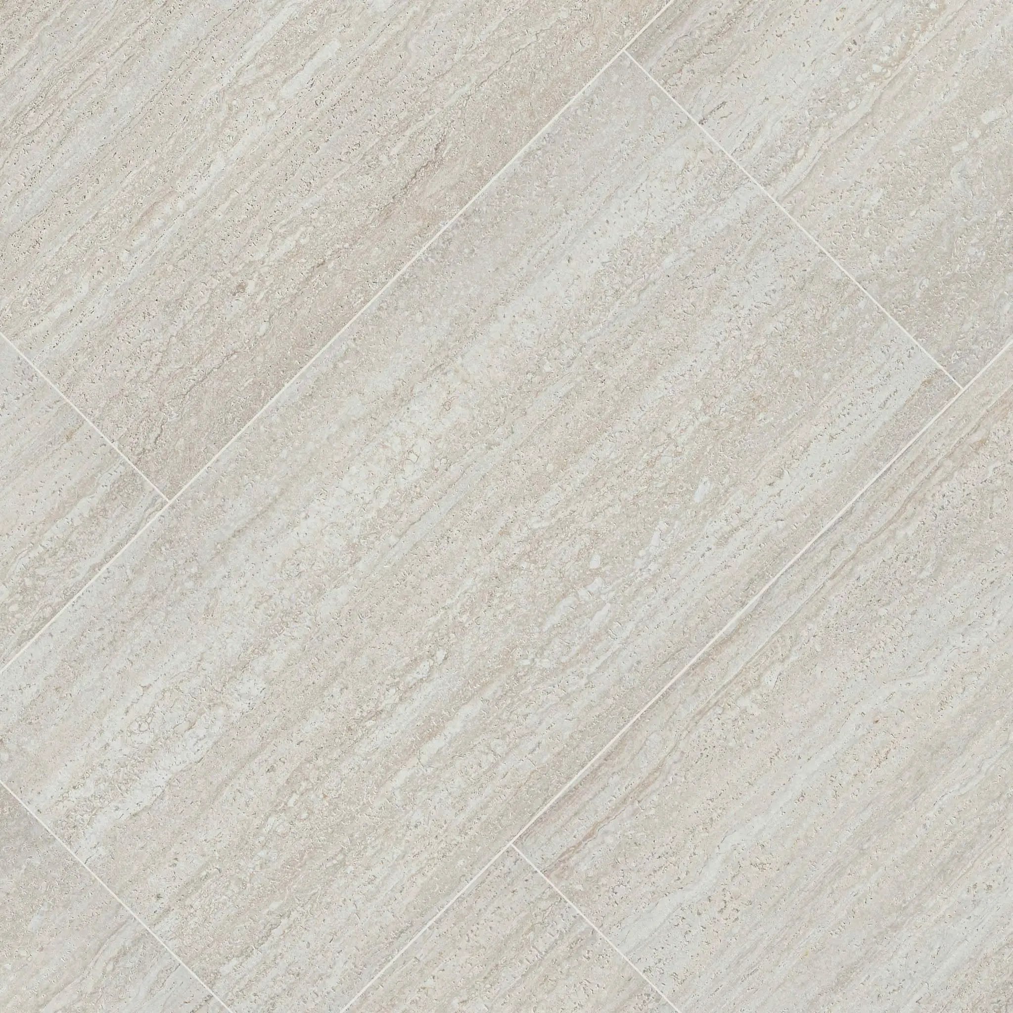 Cordova Lablanca Matte Travertine Look Porcelain Pavers 24x48 angled view