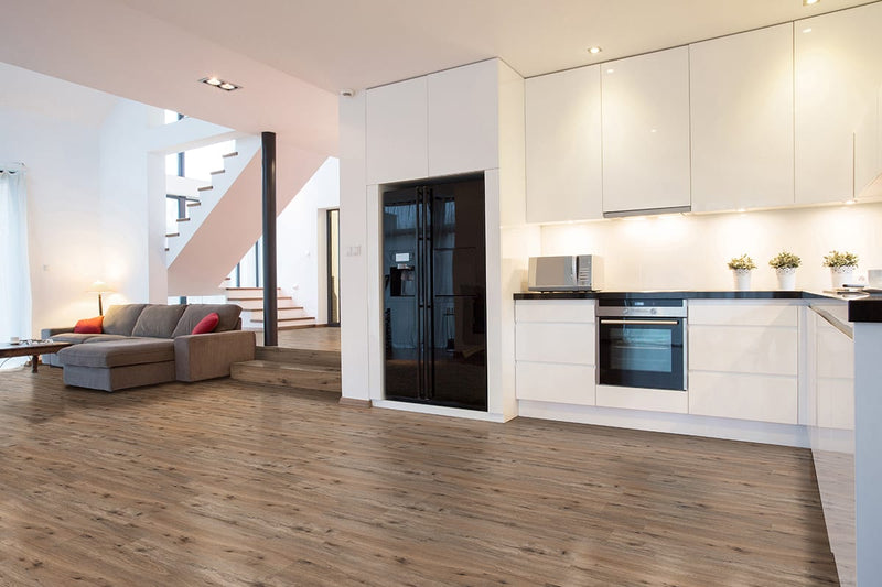 Cyrus Fauna Matte Wood Look Lvt Pavers 8x47 in a finished room