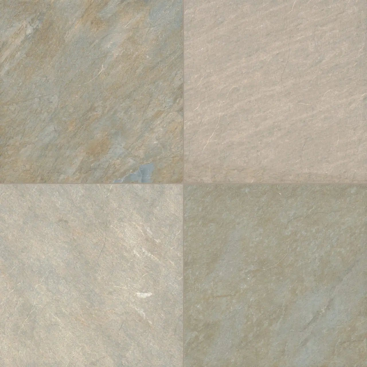 Golden White Matte Porcelain Pavers 24x24 close up