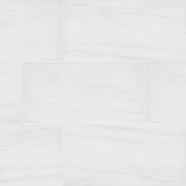Kaya Zermatta Blanca Matte Porcelain Pavers 24x48