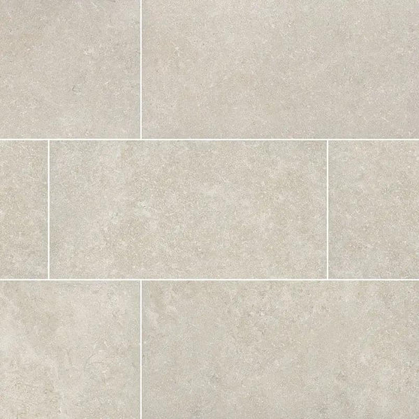 Livingstyle Pearl Matte Limestone Look Porcelain Pavers 18x36