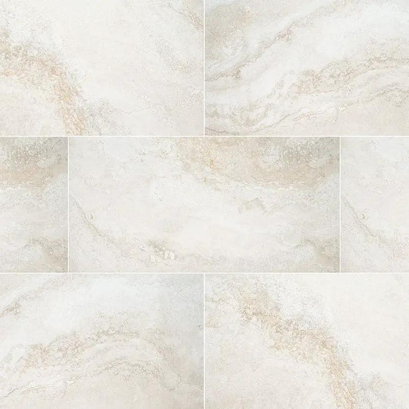 Livingstyle Travertino Matte Travertine Look Porcelain Pavers 18x36 close up