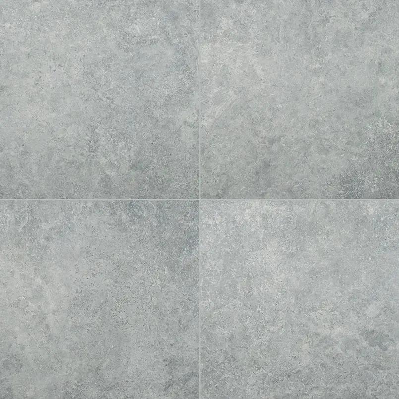 Legions Lunar Silver Matte Porcelain Pavers 24x24 close up