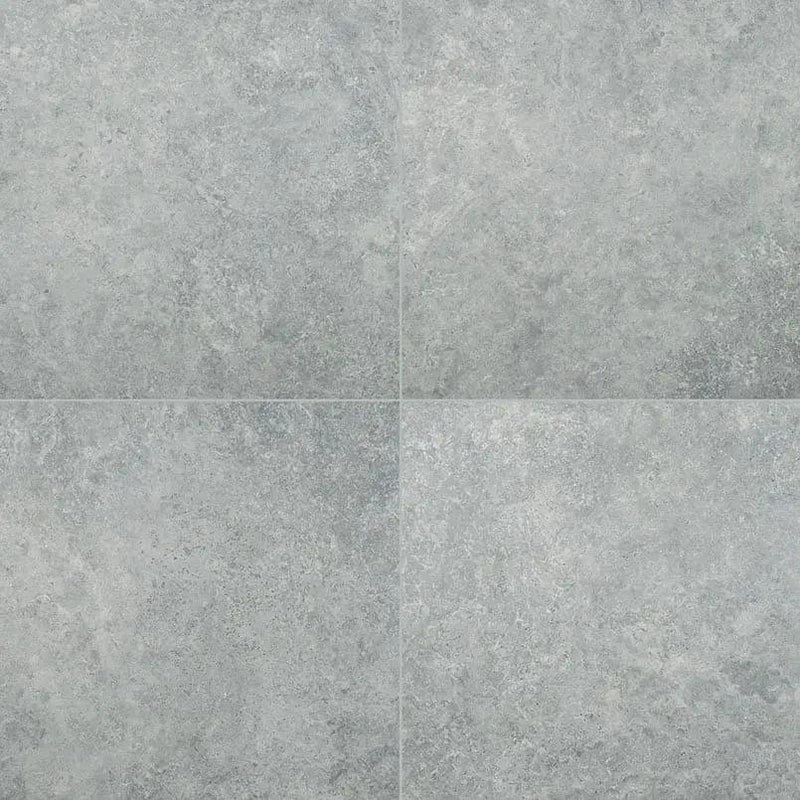 Legions Lunar Silver Matte Porcelain Pavers 24x24 close up