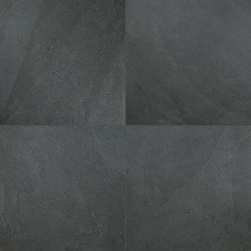 Legions Midnight Montage Matte Porcelain Pavers 24x24 close up