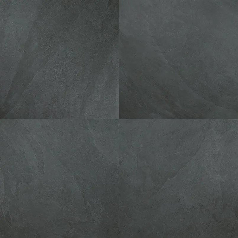 Legions Midnight Montage Matte Porcelain Pavers 24x24 close up