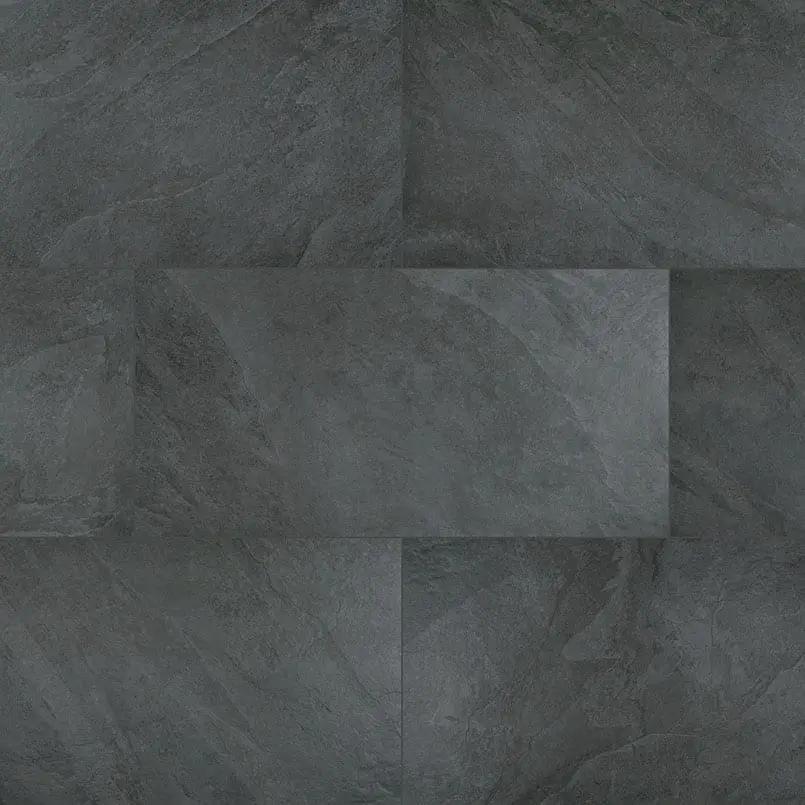 Legions Midnight Montage Matte Porcelain Pavers 24x48 close up