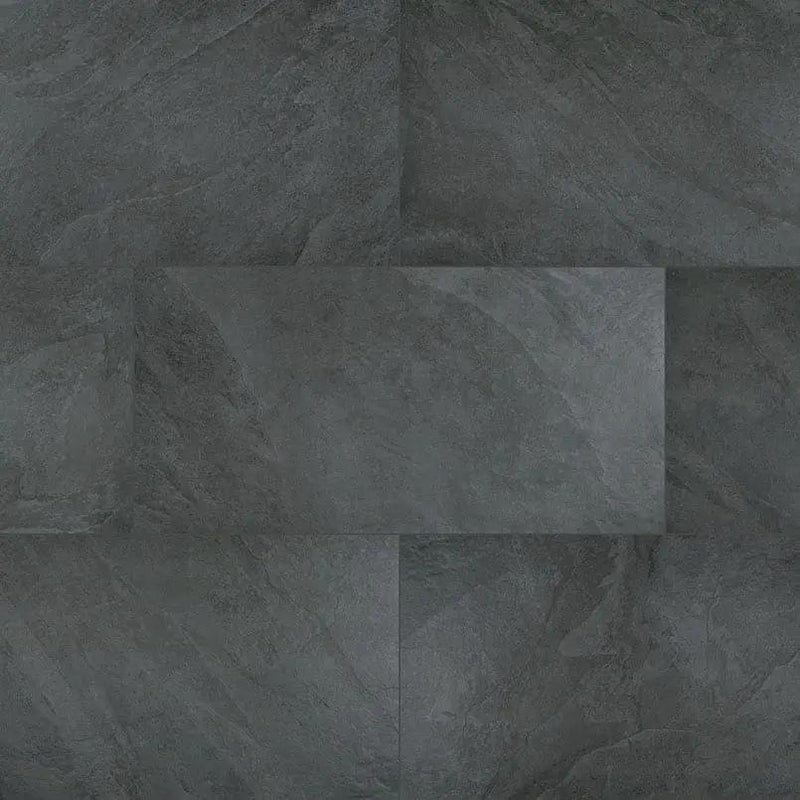 Legions Midnight Montage Matte Porcelain Pavers 24x48 close up