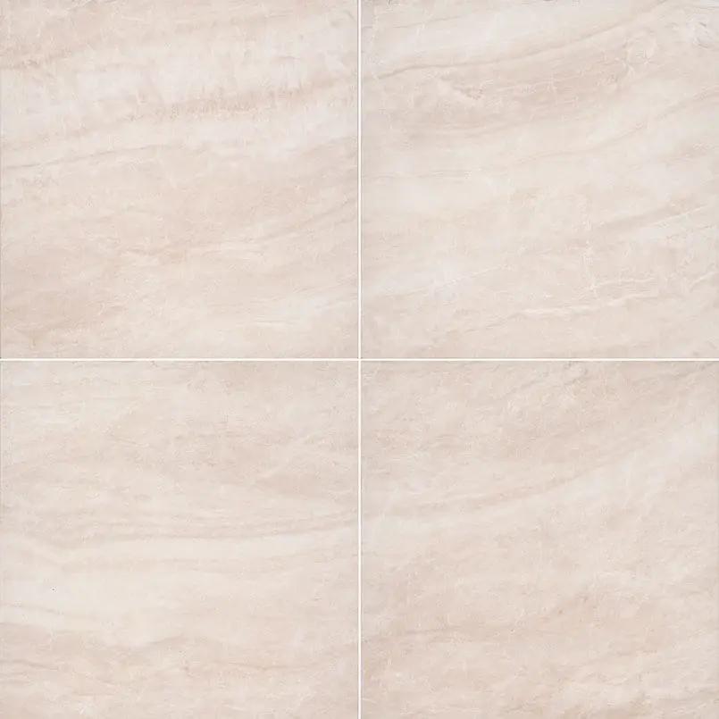 Praia Crema Matte Marble Look Porcelain Pavers 24x24 close up