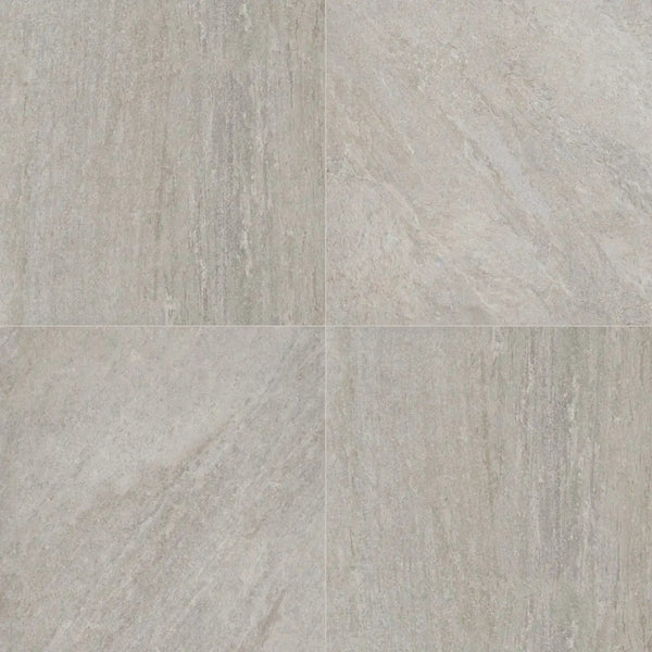 Quartz Silver Matte Porcelain Pavers 24x24