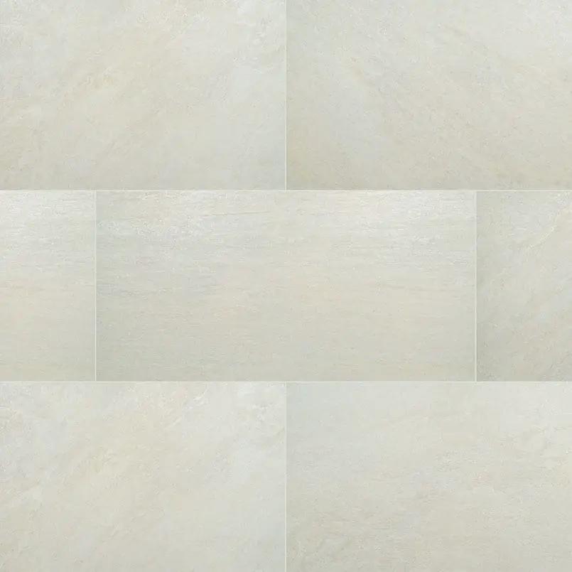 Legions Quartz White Matte Porcelain Pavers 24x48 close up