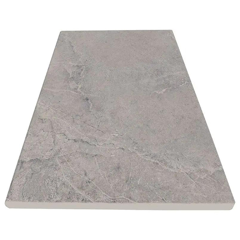 Soreno Grigio Matte Porcelain Pool Copings 13x24 angled view