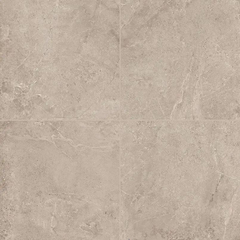 Soreno Taupe Matte Porcelain Pavers 24x24 close up