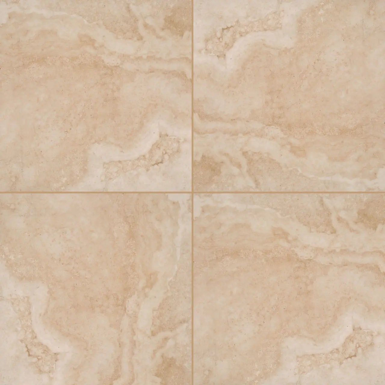 Tierra Beige Matte Travertine Look Porcelain Pavers 24x24 close up