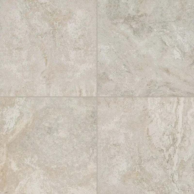 Trevi Silver Matte Porcelain Pavers 24x24 close up