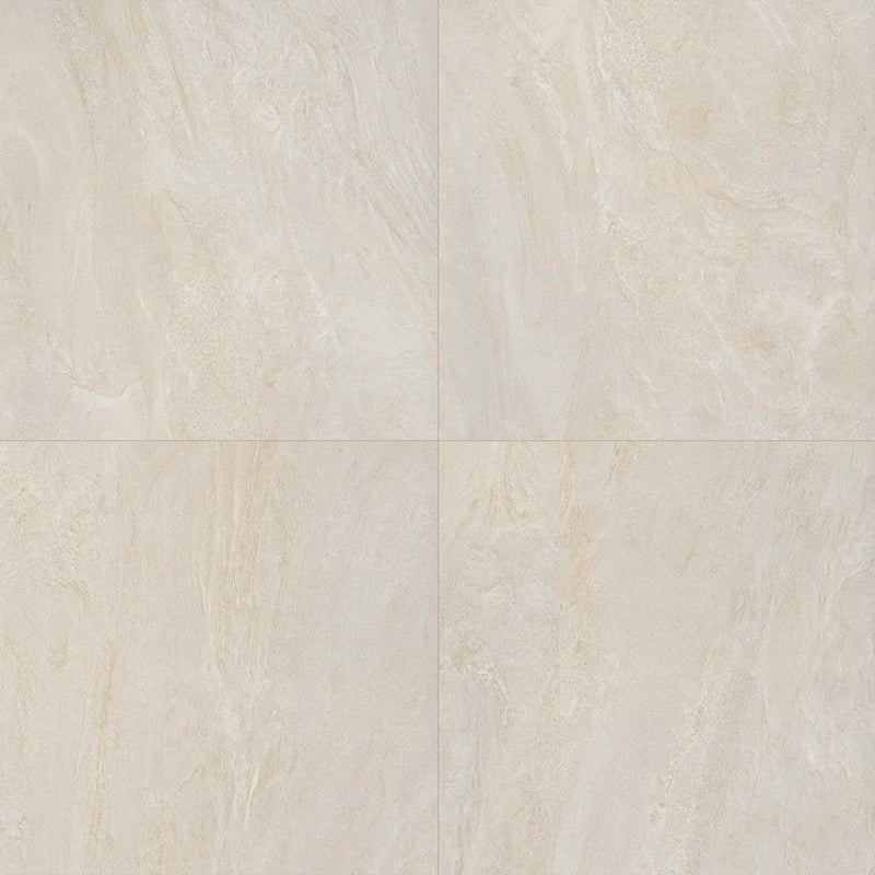 Vortexa Champagne Matte Porcelain Pavers 24x24 close up