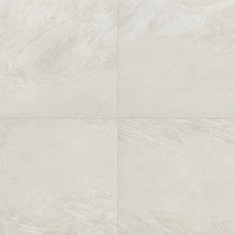 Vortexa Ivory Matte Porcelain Pavers 24x24 by MSI Surfaces