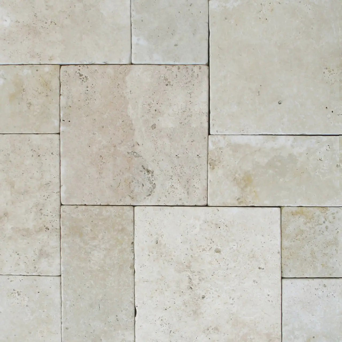 Tuscany Beige Tumbled Travertine Pavers 12x24 by MSI Surfaces