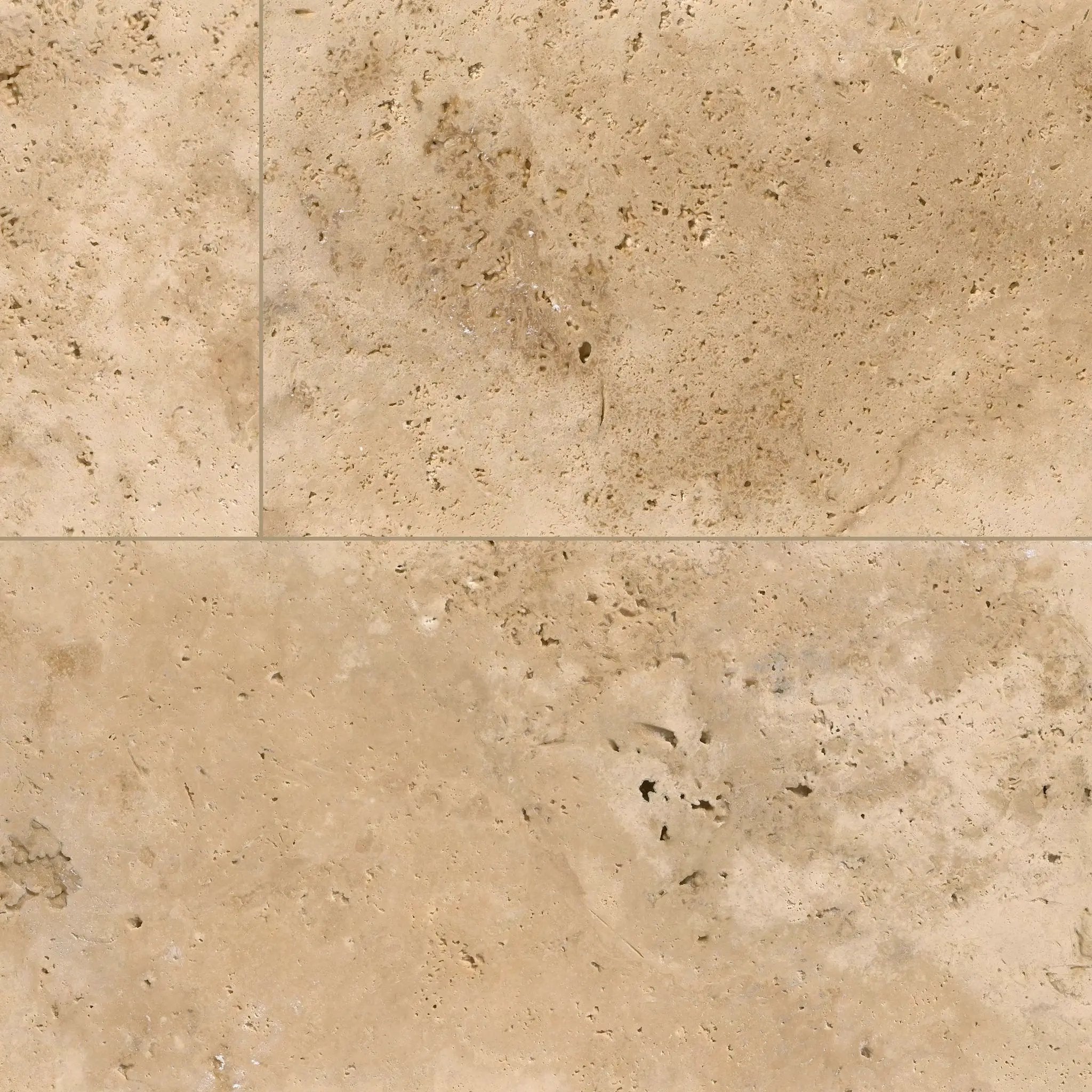 Tuscany Beige Tumbled Travertine Pavers 8x16 by MSI Surfaces