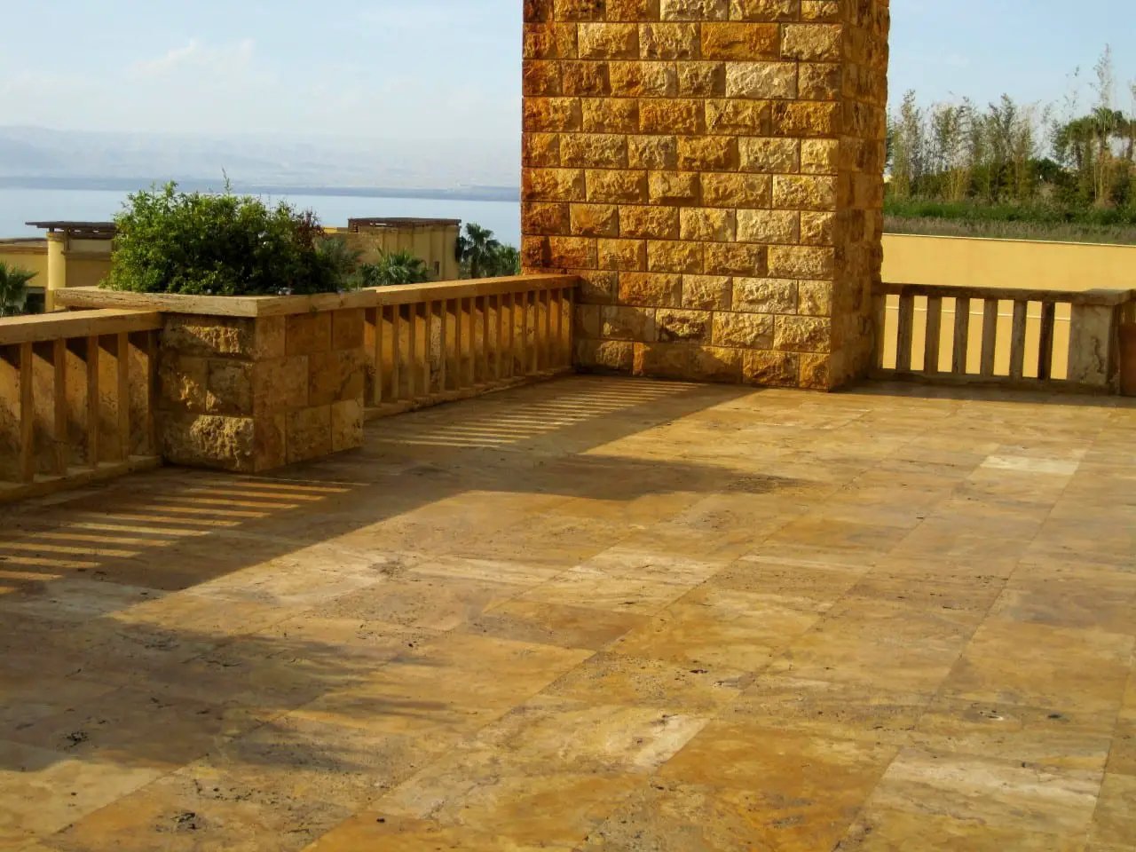 Tuscany Riviera Tumbled Pattern Travertine Pavers by MSI Surfaces
