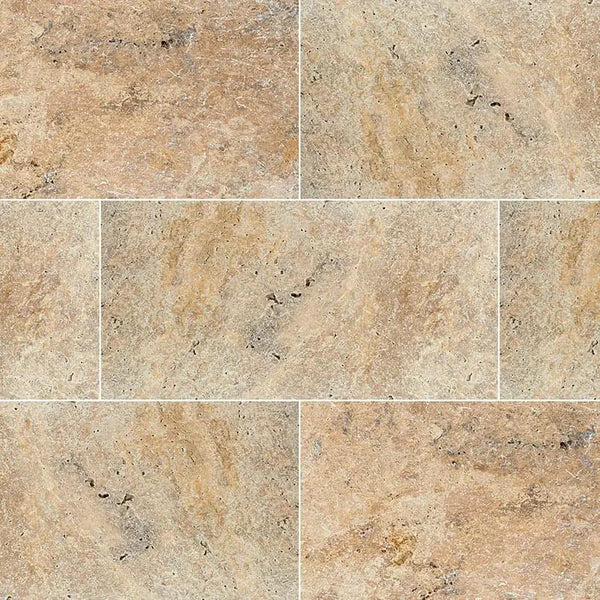 Tuscany Scabas Tumbled Travertine Pavers 16x24