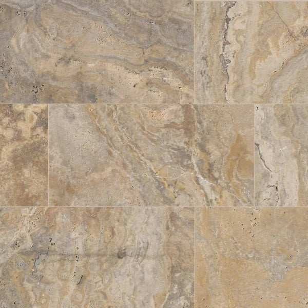 Tuscany Scabas Tumbled Travertine Pavers 8x16