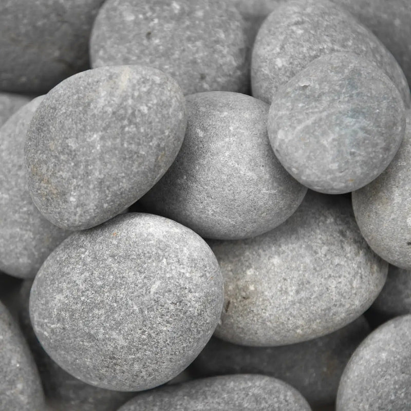 Nile Grey Pebbles Natural Quartzite Pavers close up