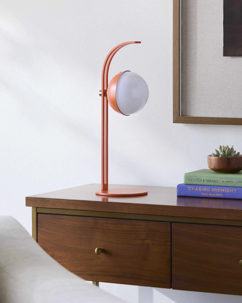 Logovardi Orange Table Lamp by Boutique Rugs