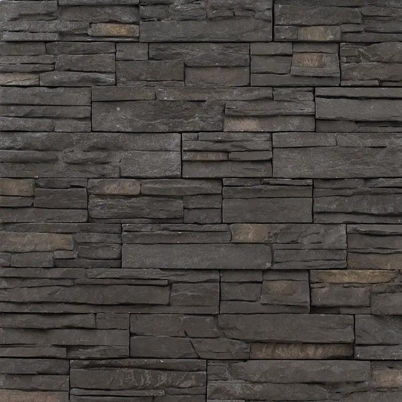 Denali Anthracite Natural Cement Pavers close up