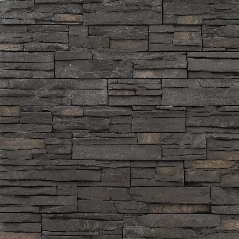 Denali Anthracite Natural Cement Pavers close up