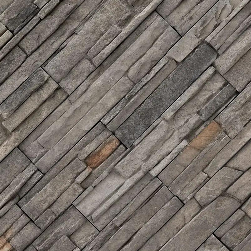 Denali Gray Natural Cement Pavers angled view