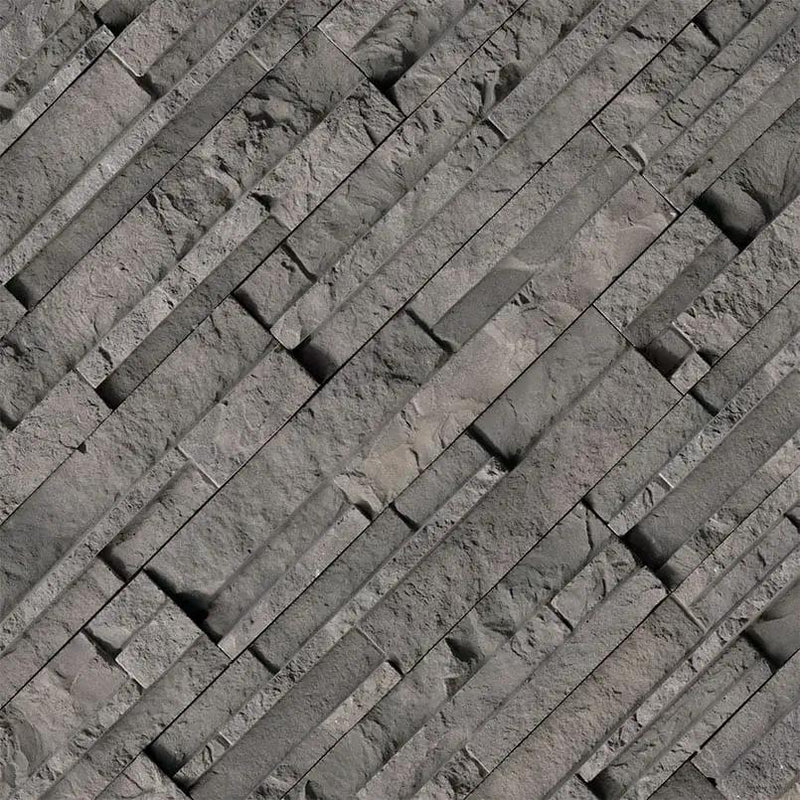 Sandown Silver Natural Cement Pavers angled view