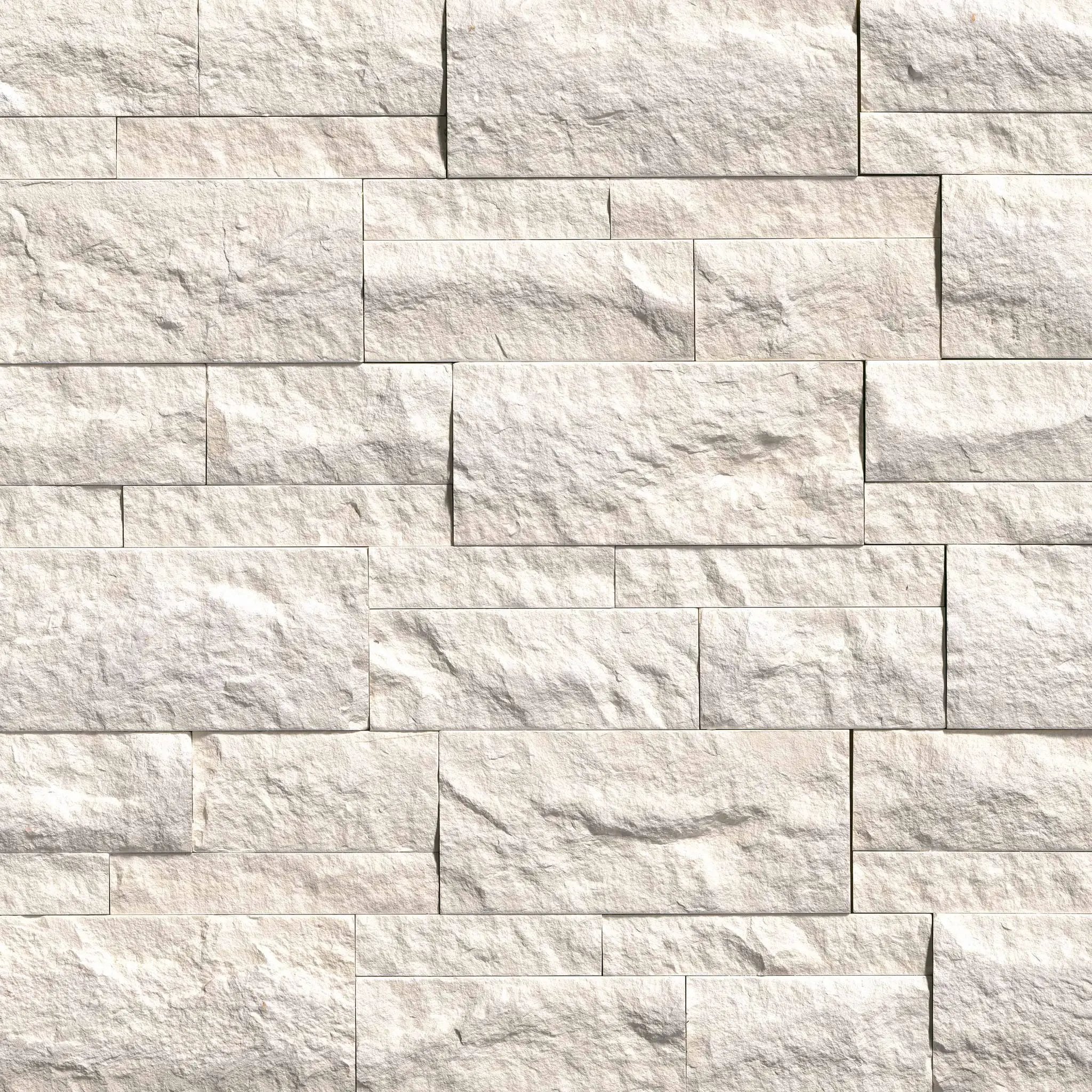 Taja Cream Split Face Limestone Pavers 9x24 close up