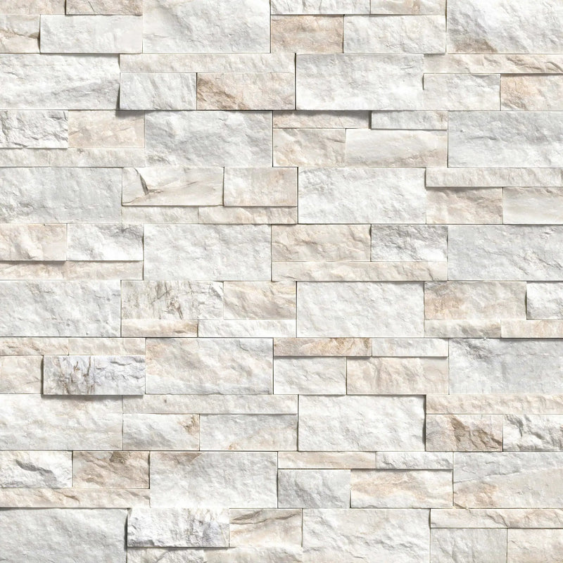 Arabescato Venato Natural Marble Pavers 9x24 close up