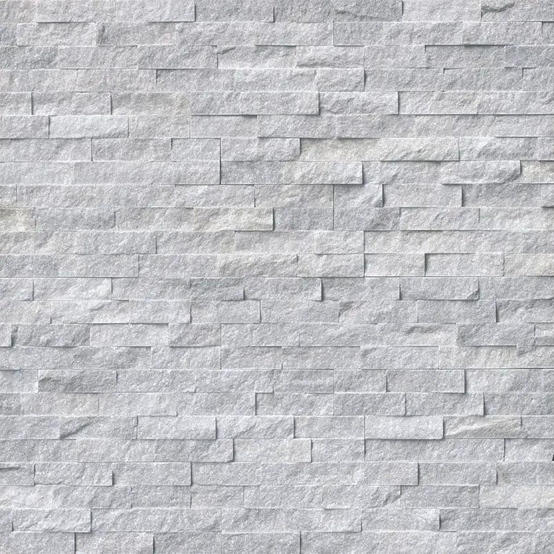 Cosmic Gray Split Face Marble Pavers 6x24 close up