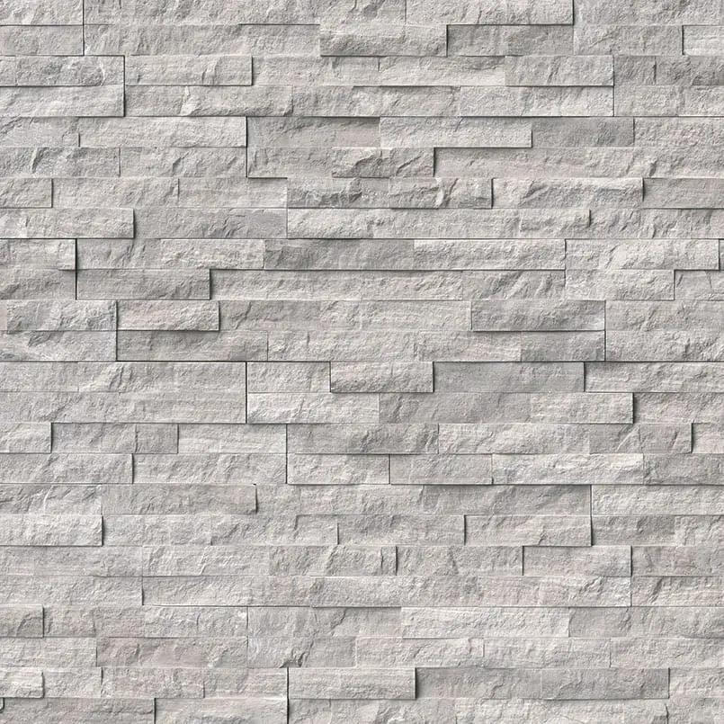 Gray Oak Split Face Marble Pavers 6x24 close up
