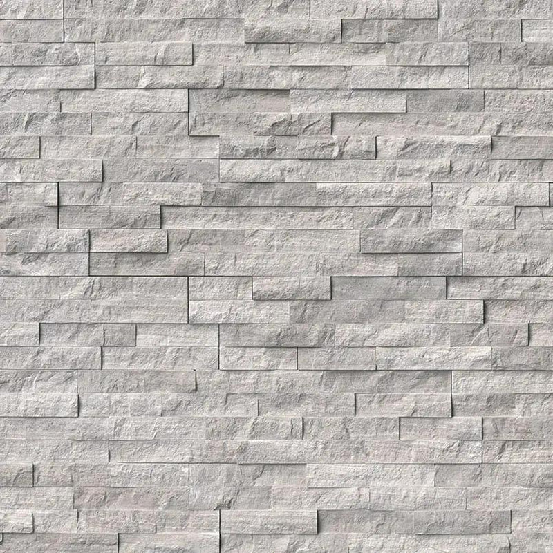 Gray Oak Split Face Marble Pavers 6x24 close up