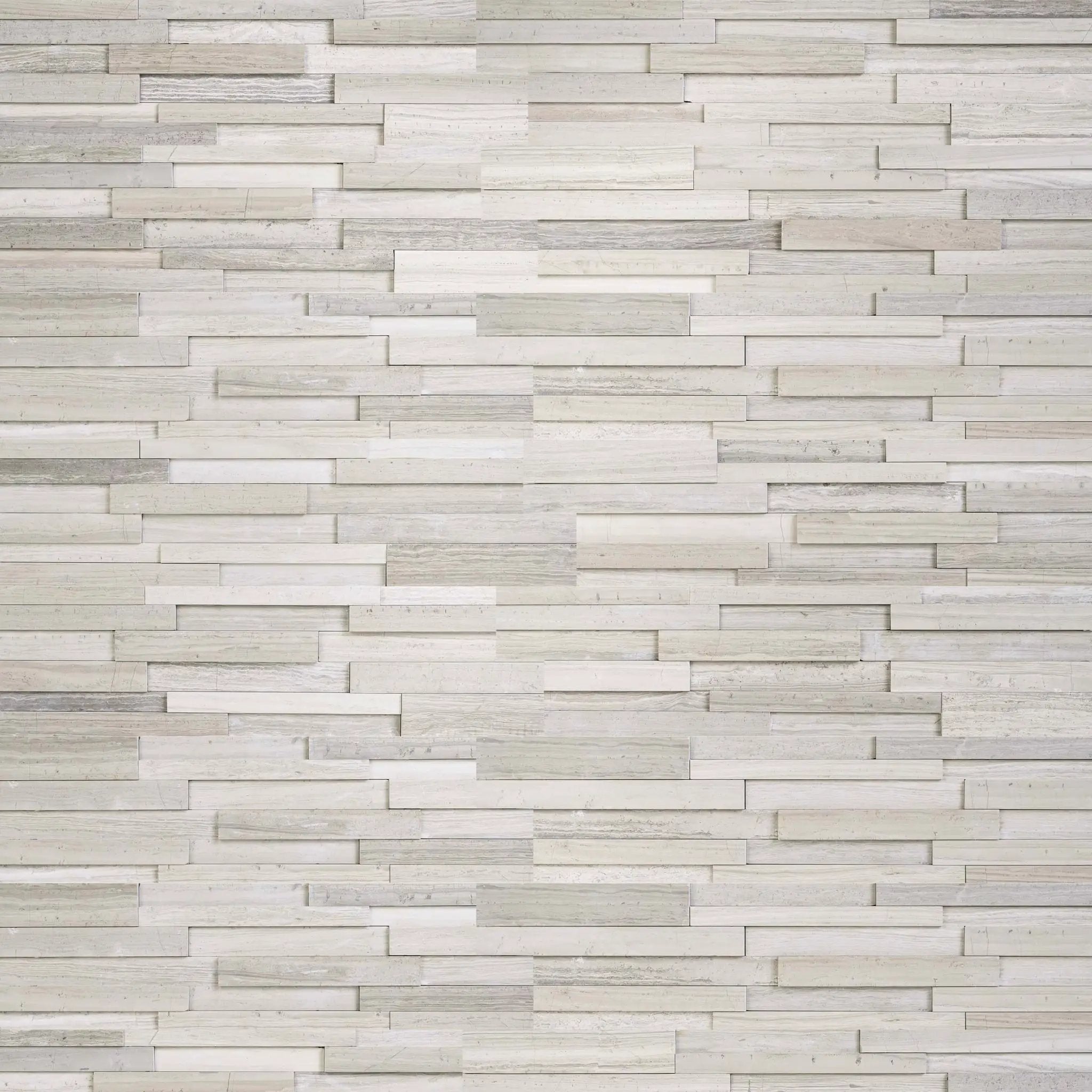 Gray Oak 3d Honed Marble Pavers 6x24 close up
