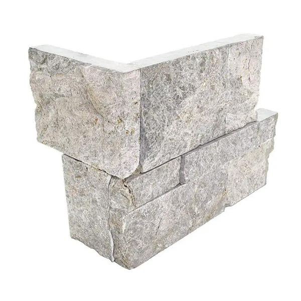 Laguna Gray Split Face Marble Pavers 9x18