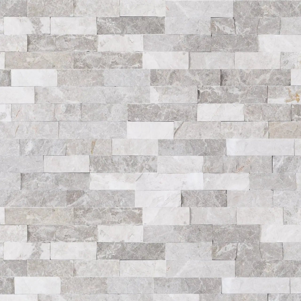 Luna Gray Split Face Marble Pavers 6x24 by MSI Surfaces