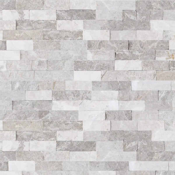 Luna Gray Split Face Marble Pavers 6x24