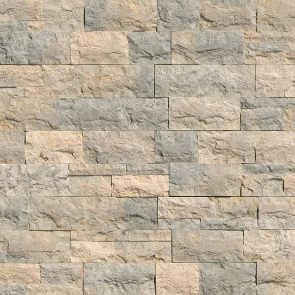 Ocean Blue Split Face Marble Pavers 9x24