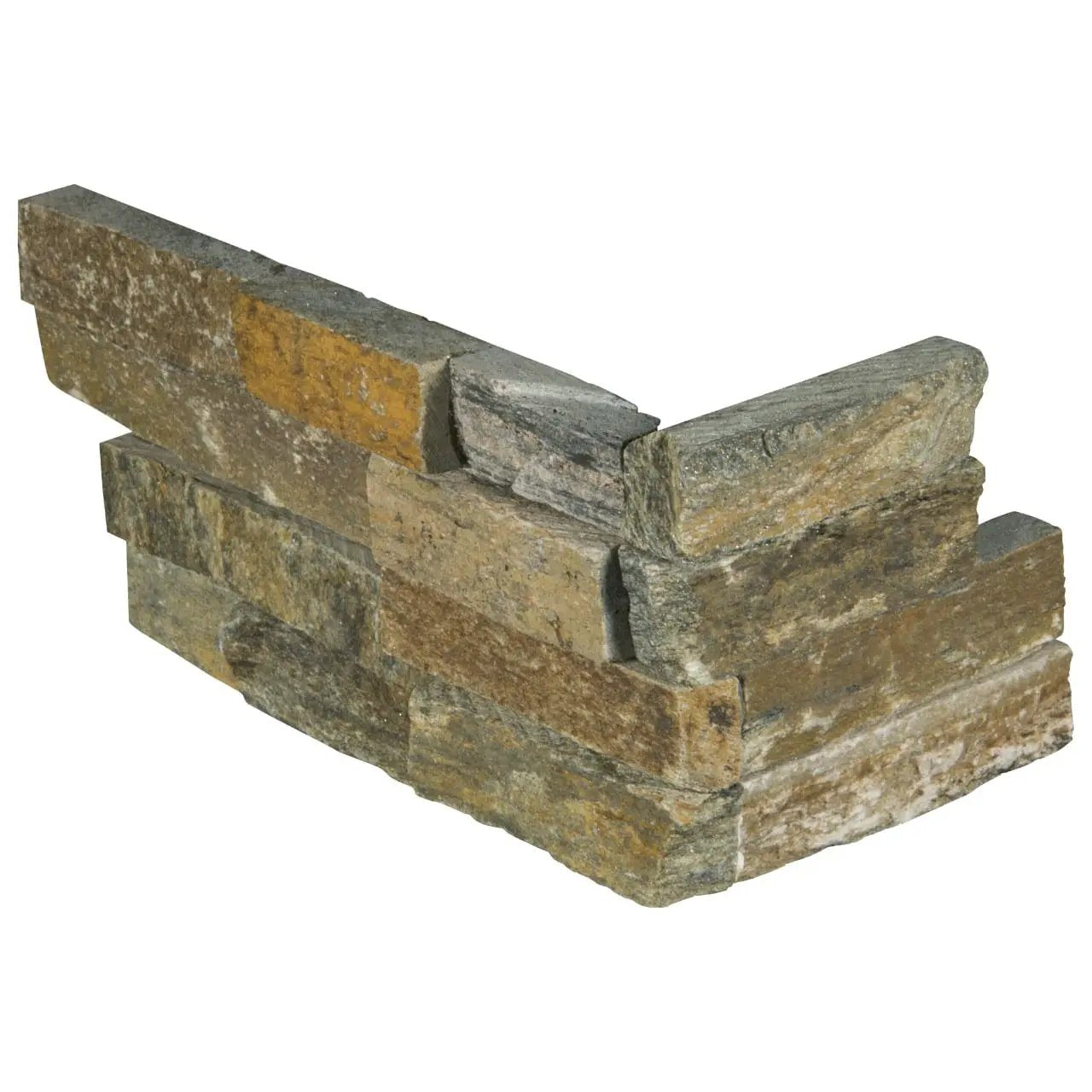 Canyon Creek Split Face Quartzite Pavers 6x12 close up