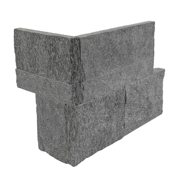 Coal Canyon Split Face Corner Quartzite Pavers 9x18