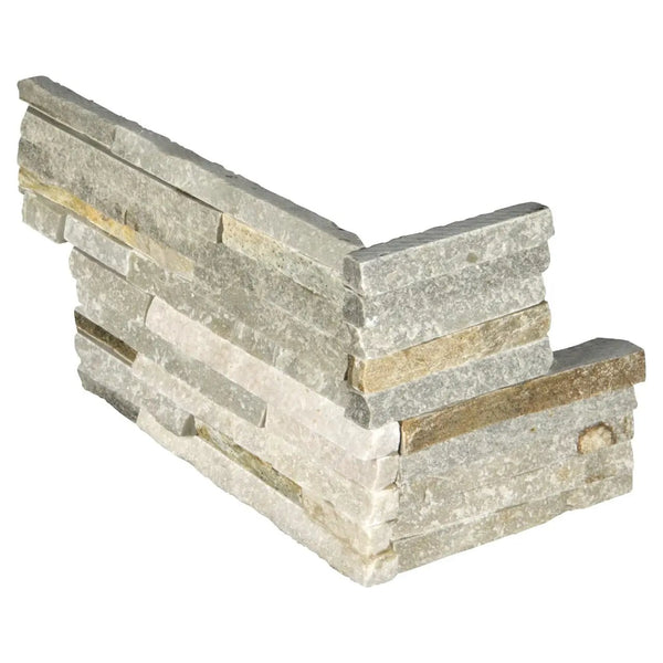 Golden Honey Split Face Corner Quartzite Pavers 6x12, photo 2 of 5