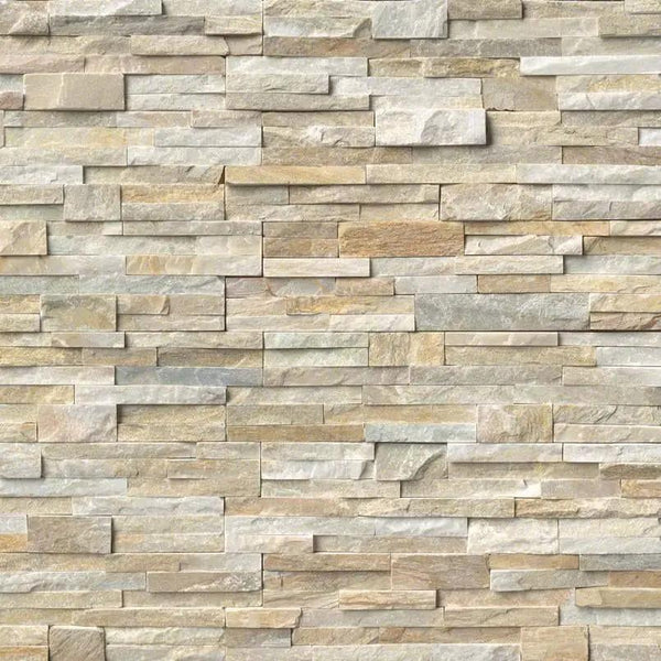 Golden Honey Split Face Quartzite Pavers 6x24