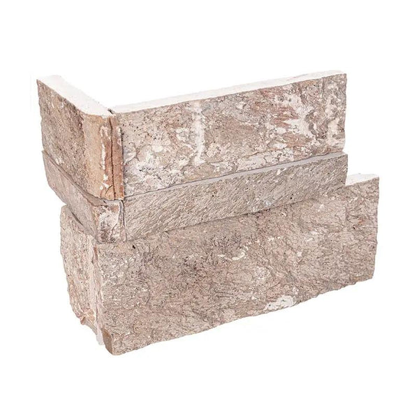 Golden White Xl Split Face Corner Quartzite Pavers 9x12