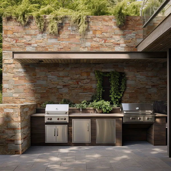 Golden White Xl Split Face Corner Quartzite Pavers 9x12, photo 2 of 5