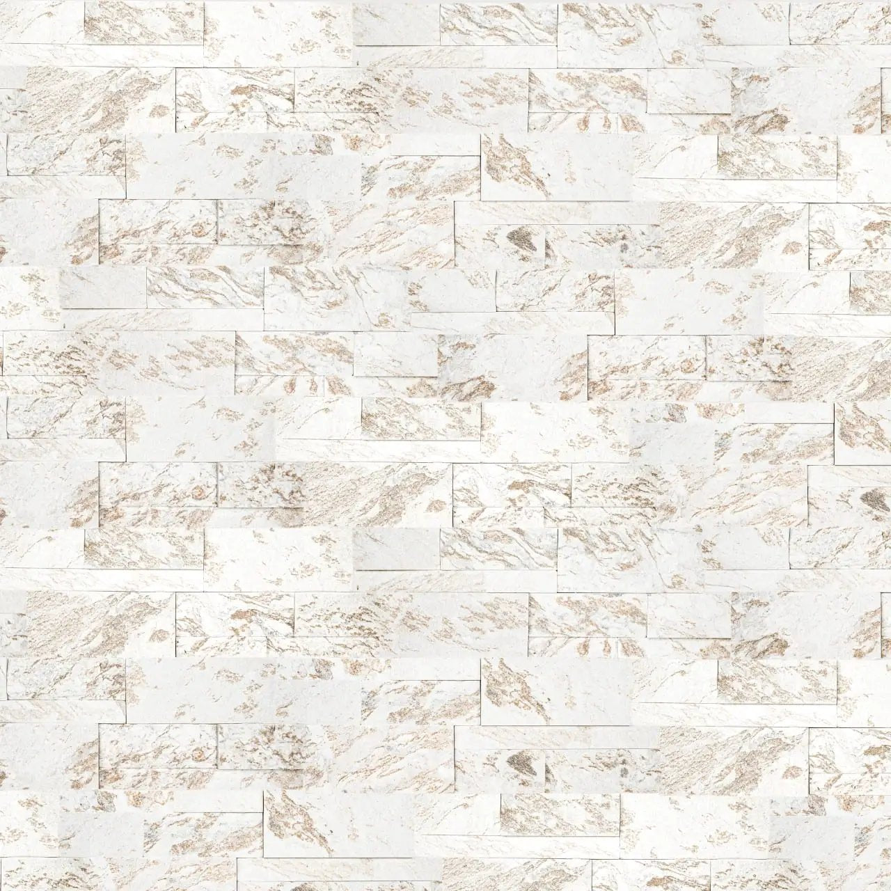 Royal White Xl Split Face Quartzite Pavers 9x24 close up