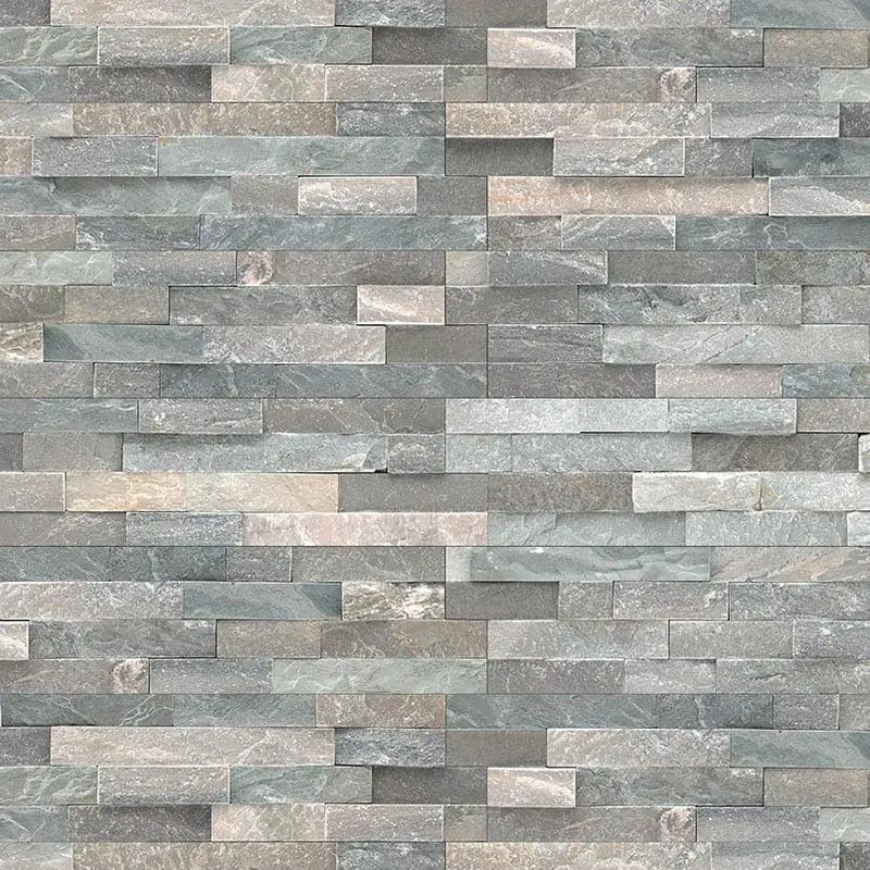 Sierra Blue Split Face Quartzite Pavers 6x24 close up